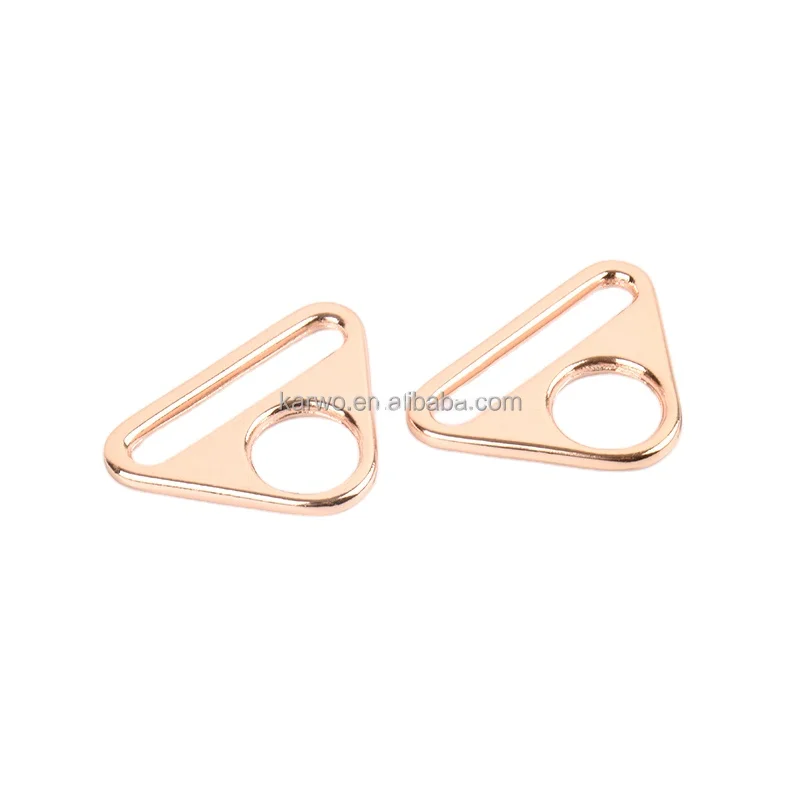 

Karwo Rose Gold metal Ring Buckle Triangle ring for bags