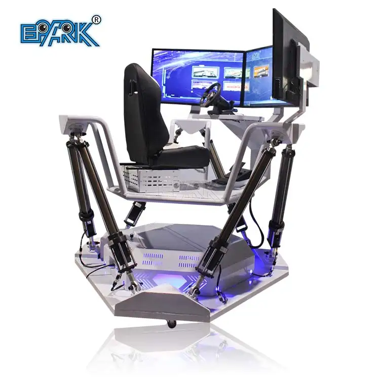 

Three Screens Driving Simulation Cockpit Gaming Seat Stand Chair Racing Simulator