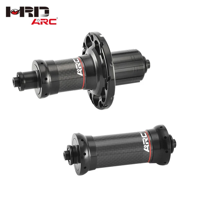 

RT-034F/RCB Support 11 speed Configuration 5.2mm Quick Release and Gasket Al6061-T6 Straight Pull Road Carbon Bike Hub, Can be customized
