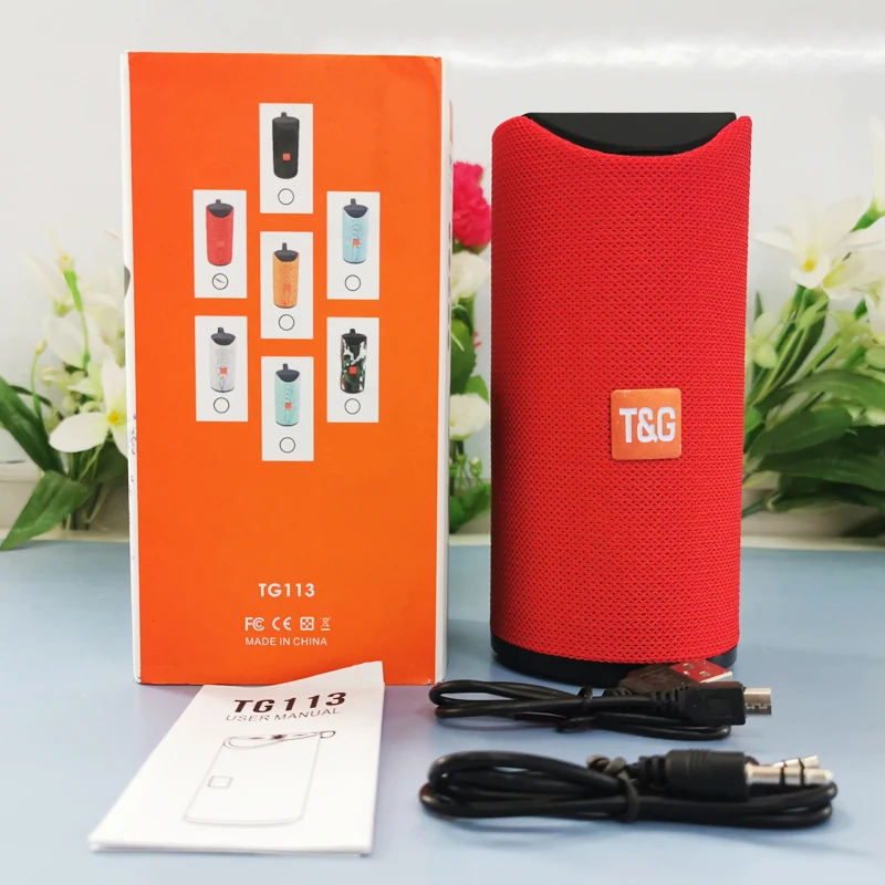 

Hot Sale TG113 Wireless Speaker 10W Portable Outdoor stereo Sports TG 113 Waterproof t&g speaker