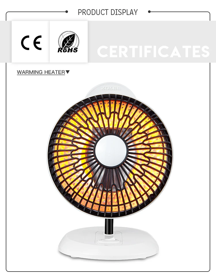 200W Heating Electric Room Portable 220V Mini Electric Desk Fan Heater