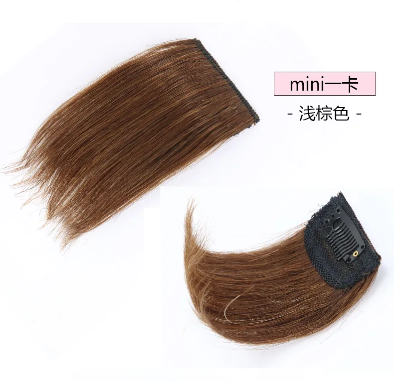 

Cushion hair root real hair invisible without trace puffiness mini piece cushion top of head fill hair female