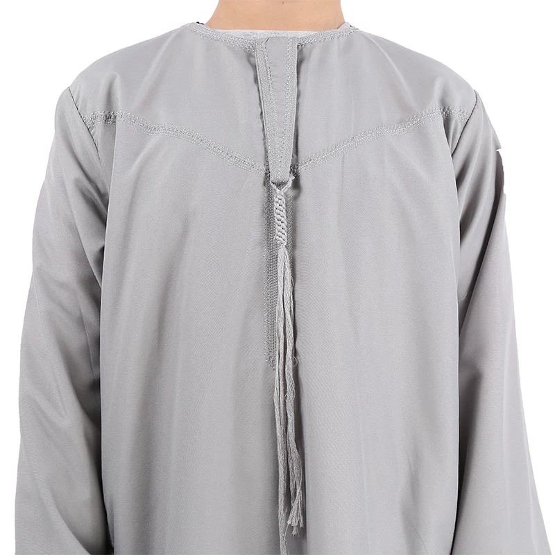 

High Quality Material Omani Islamic Kids Thobe Muslim 2021, White