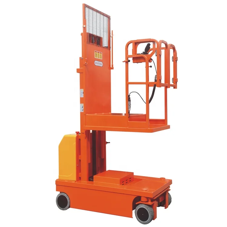 

Industrial Outdoor Full Electric Order Picker With Hydraulic Steering Gear