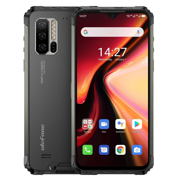 

Top selling Ulefone Armor 7 Waterproof Rugged Phone 8GB+128GB 5500mAh 6.3 inch Android 10.0 Cell Phone
