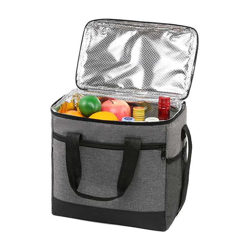 

Custom Printed Portable Large Insulated Tote Bag Thermal Lunch Cooler Bag, Picture