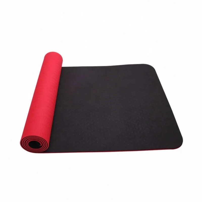 

hot private oeko tex exercise recycled yoga mat eco friendly 6mm manufacturer custom logo 100% 6mm yogamat travel tpe yoga mat, Black white bule red yellow purple,pink