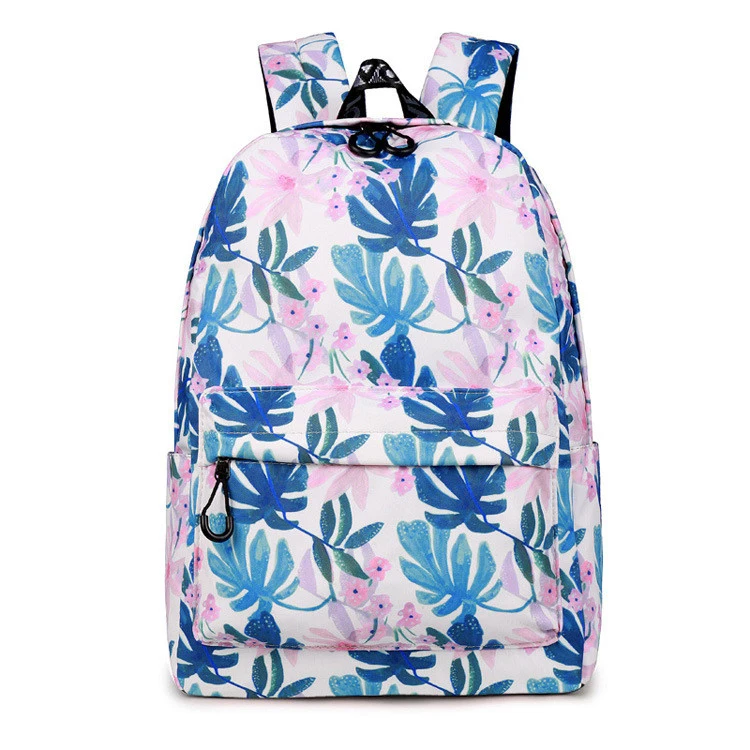 

Japan Design Fashion Style All Over Printing Floral Large Capacity Travel Casual Cheapest Luxury School Bag for Teenager Girls, Pink
