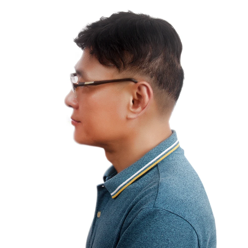 
ST Fantasy Mens Natural Black synthetic hair toupee for Men 