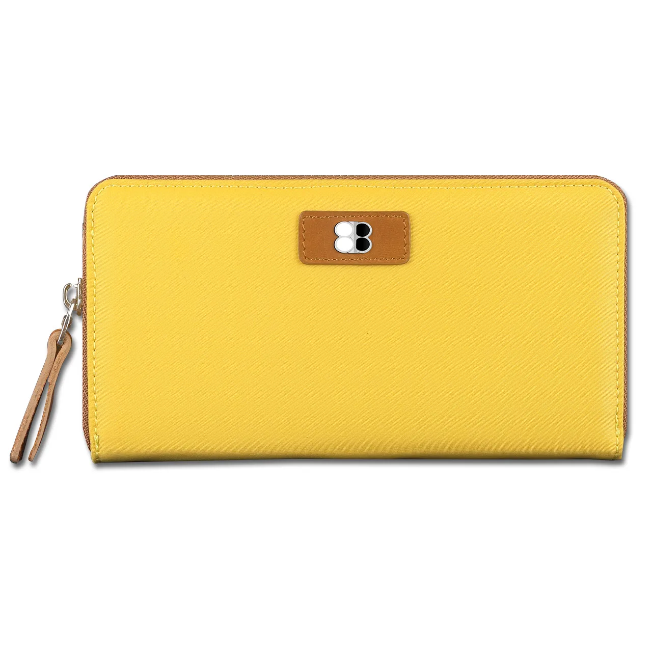 

Lady's high-grade nylon slim wallet card holder Slim Wallet Card Wallet, Yellow