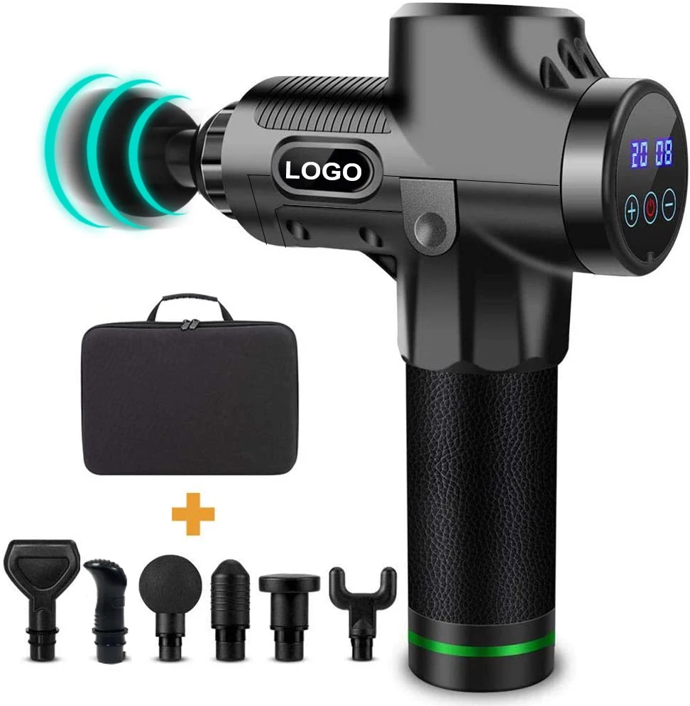 

Dropshipping 30 Speeds Setting Electric Handle Vibration Percussion Muscle Relax Wireless Deep Tissue Massage Gun