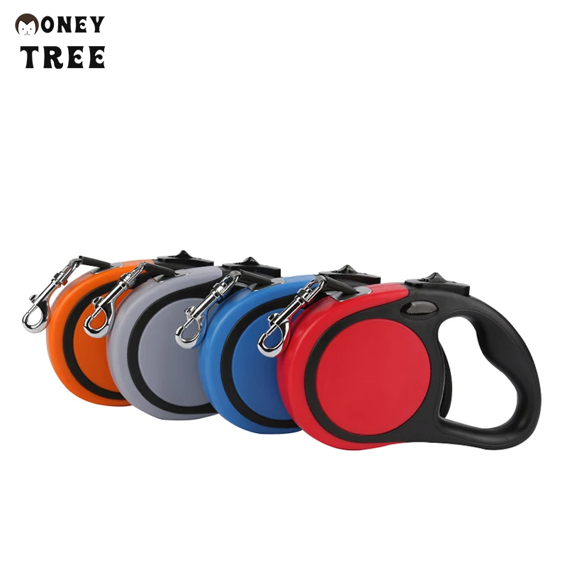 

Automatic Retractable Pet Dog Leash Nylon Traction rope pets dog lead portable led rope ourdoor, Black,red,bule,orange