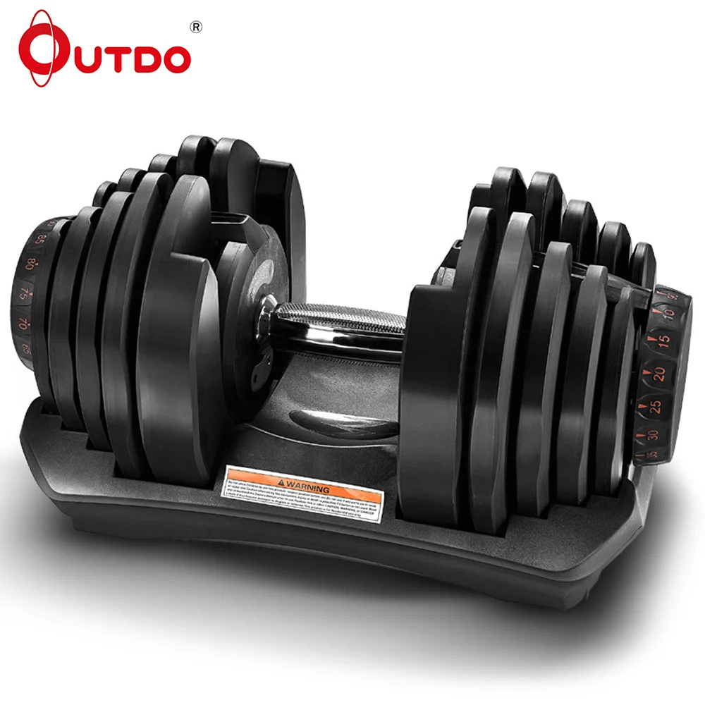 

40kgs/90lbs Custom Adjustable Dumbbells Adjustable Dumbbells Fitness Equipment