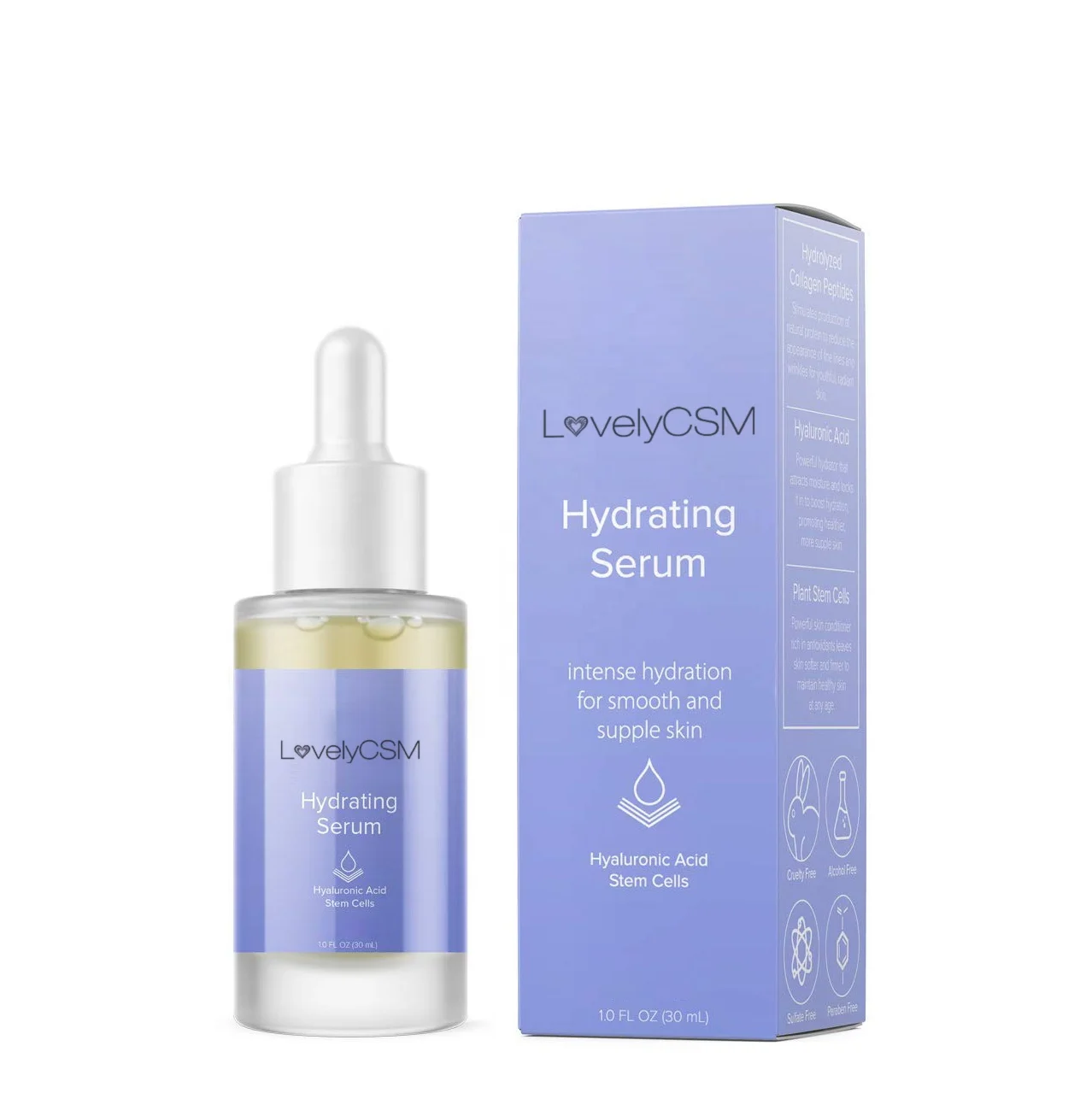 

Private label OEM ODM Premium Anti-aging Whitening Lifting Skin care Hyaluronic Acid stem cell serum stem cell serum for face