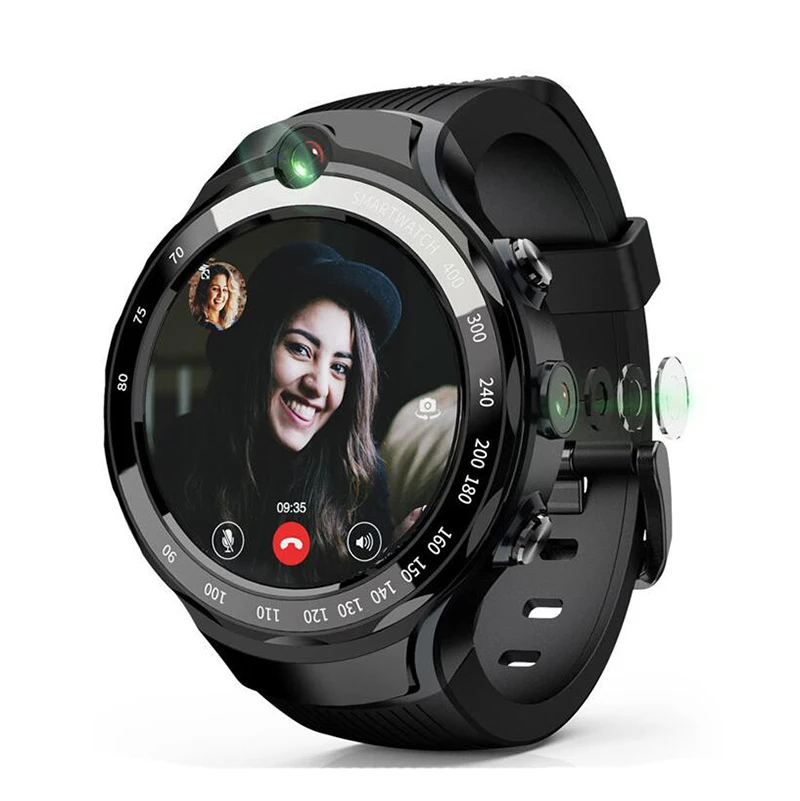 

2020 Android Smart Watch Phone Heart Rate Monitor 4G Smart Watch SIM Card Wifi Smart Watch GPS with DUAL 2.0MP Camera