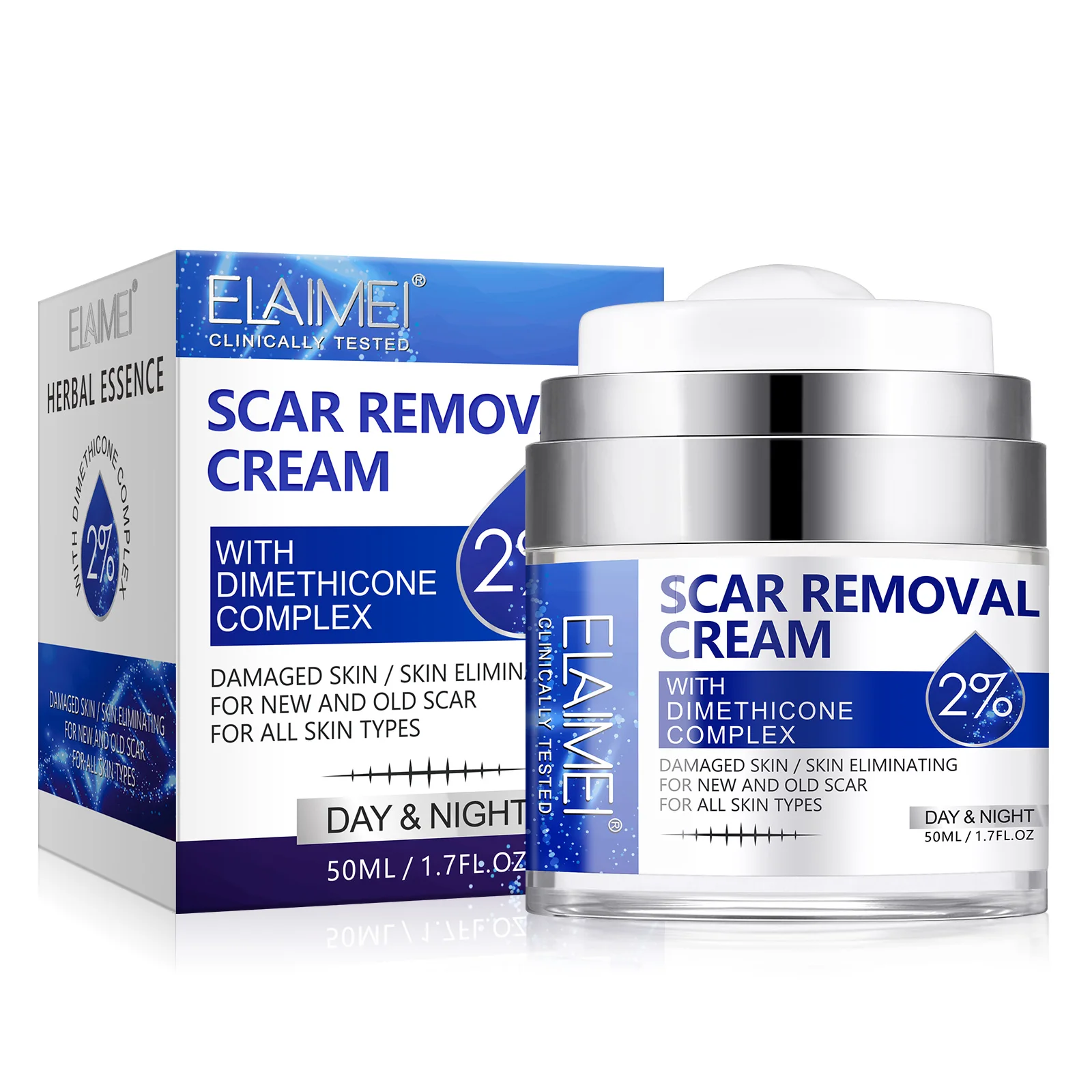 

ELAIMEI skin repair strong effective surgical burn dark scar removal cream natural keloid acne scar removal face cream