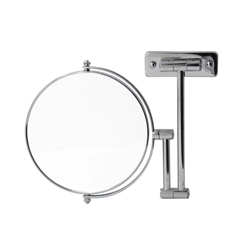 

Two-Sided Flexible Neck Bathroom Wall Mount Makeup Mirror