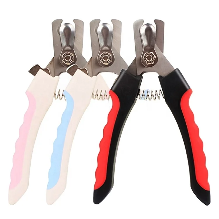 

Professional Dog Pet Nail Clipper Cutter Scissors Set Stainless Steel Grooming Clippers, Pink/blue/black