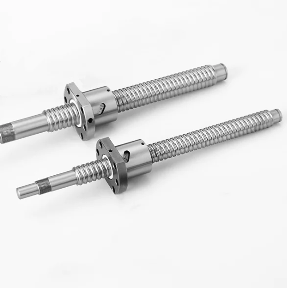 Sfu1605 C7 Rolled Thread Rod Cnc Linear Motion Ball Screw With Ball Nut