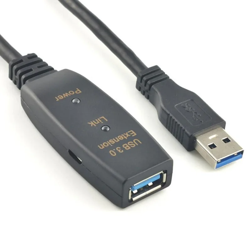 

10m usb 3.0 male to female cable usb extension cable, Black blue or oem