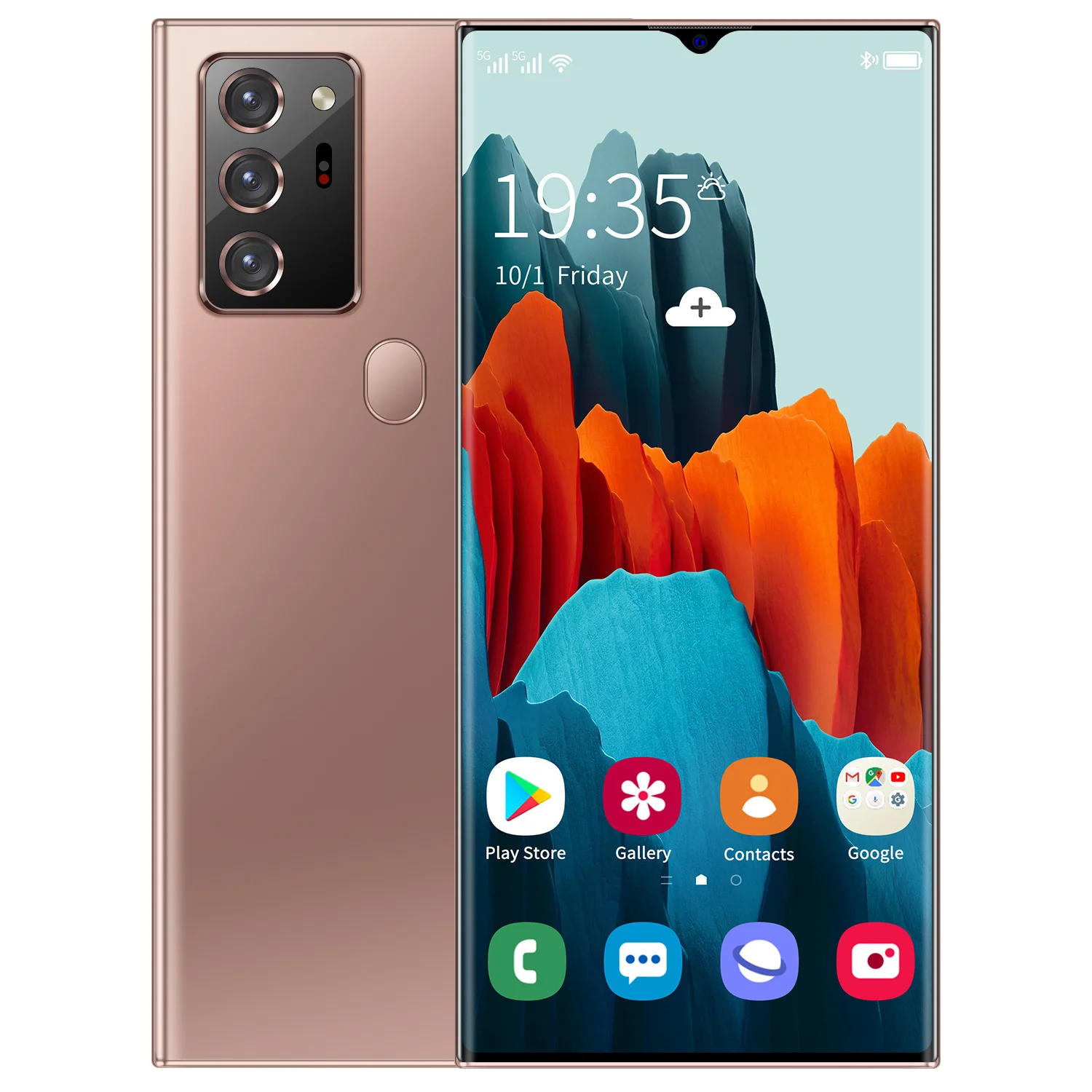 

Hot Sale Mate30+ Android 10.0 Smartphone 6.9 Inch Large Memory 4+64GB Face/fingerprint Unlock Dual Card Phone