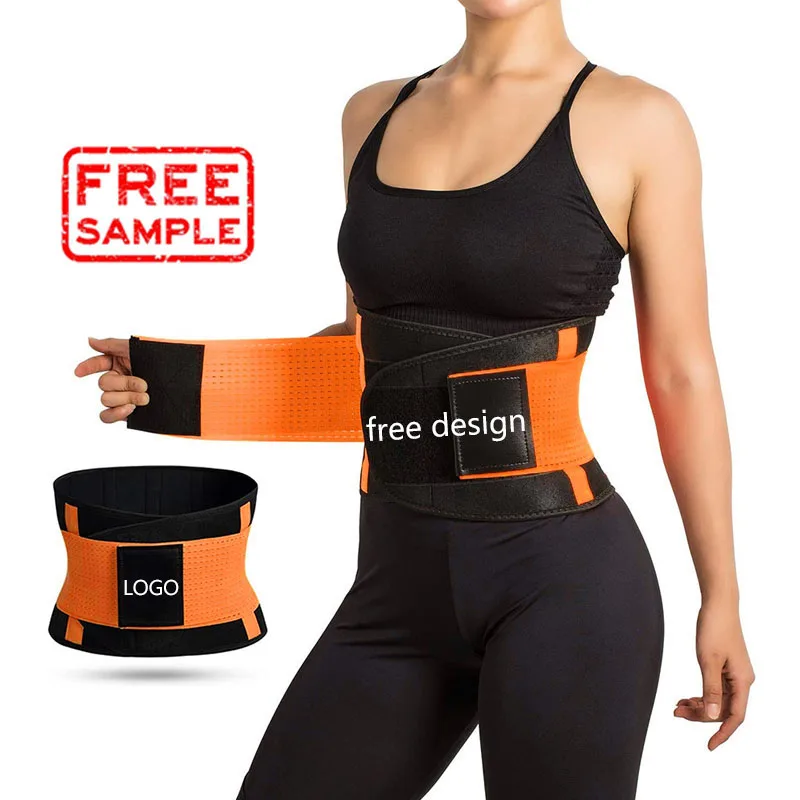 

Single Tummy high quality Neoprene Latex Men Fitness Bags Waist Trainer training Customize Sweat Body Shaper Slimming Belts, Nude