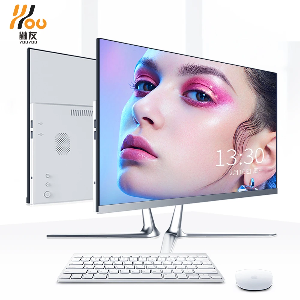 

All-in-One Desktop 21.5" 23.8inch aio pc i3 i5 i7 4G 8G 16G 128GB 256GB 512GB wifi win10 smart office computer, Customize