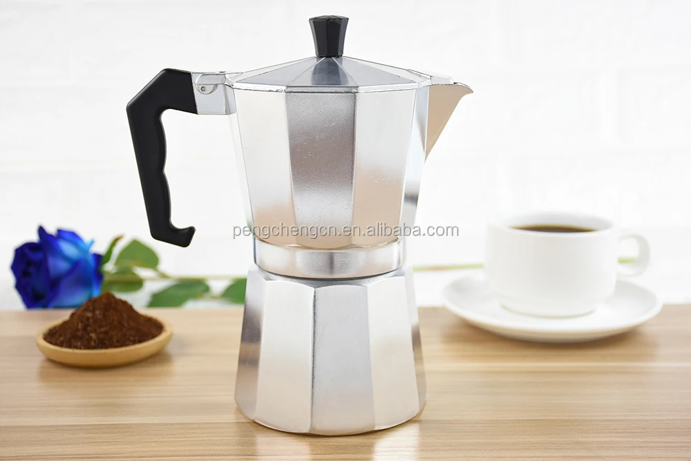 1//3//6//9//12 Cup Aluminum Italian Espresso Coffee Stovetop Maker Pot Percolator