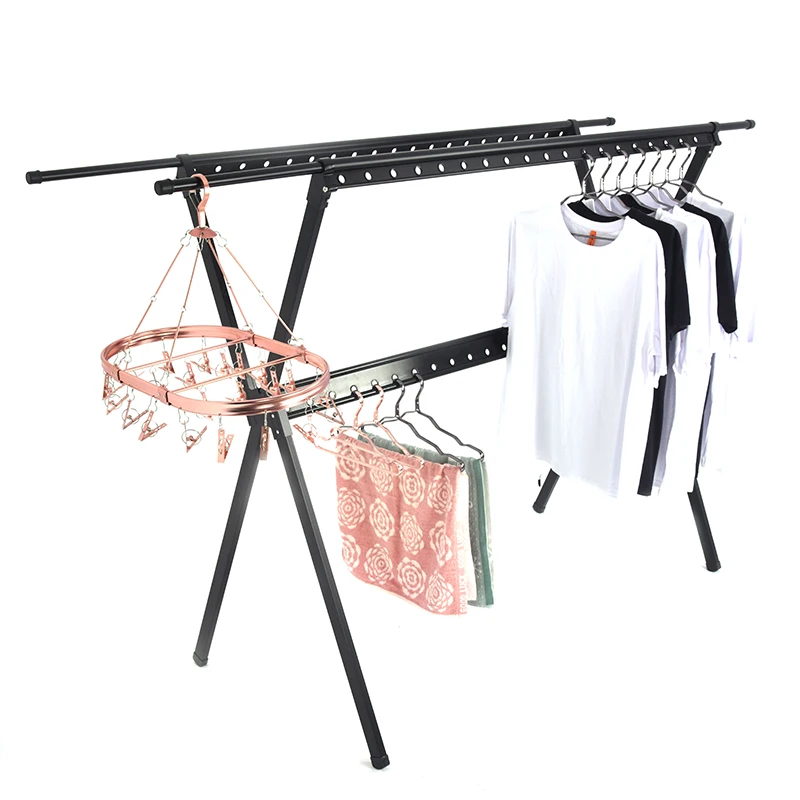 

Aluminum cloth drying rack laundry rack clothing hanger rack