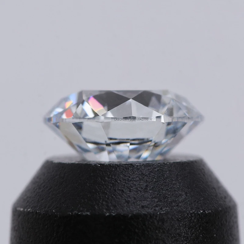 

1.13CT F VS2 Wholesale Price Lab Created Diamond Synthetic Lab Grown Diamond Loose HPHT CVD Diamond for Men Rings