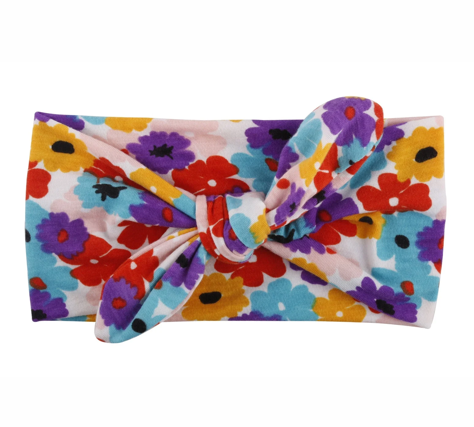 

2021 Spring latest fashion easter customizable topknot headband of girls