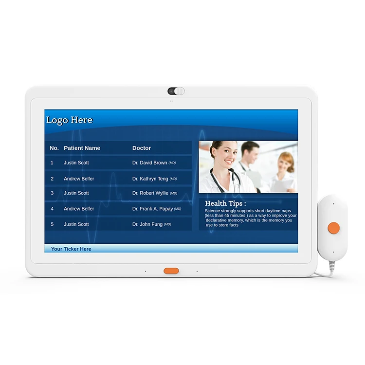 

Medical Tablet Wall Mount Medical Hospital Patient Care Call Handle Service POE Touch Screen Android Tablet