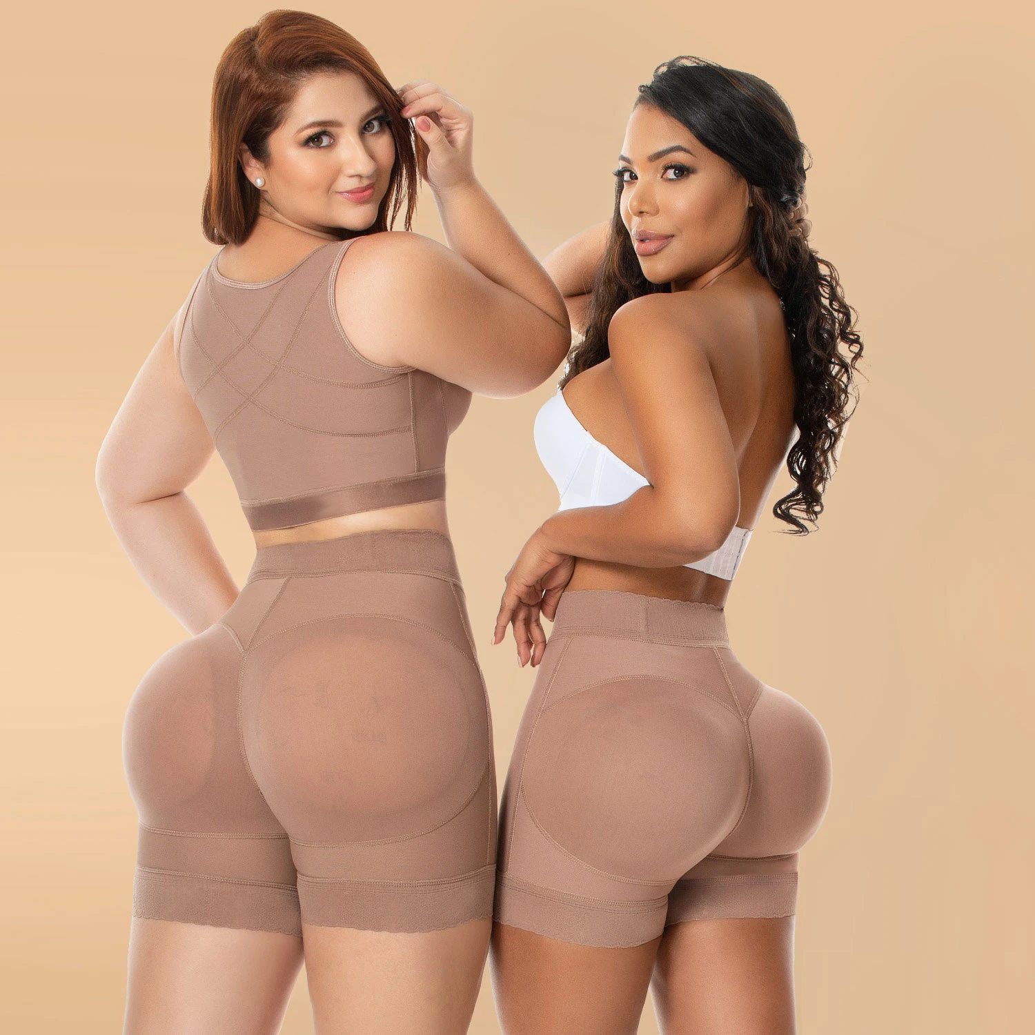 

Compression Liposuction Faja Colombianas Shaper Shorts Top Bra Set Post Op Surgery Lipo BBL Stage 2 Women Butt Lifter Shapewear