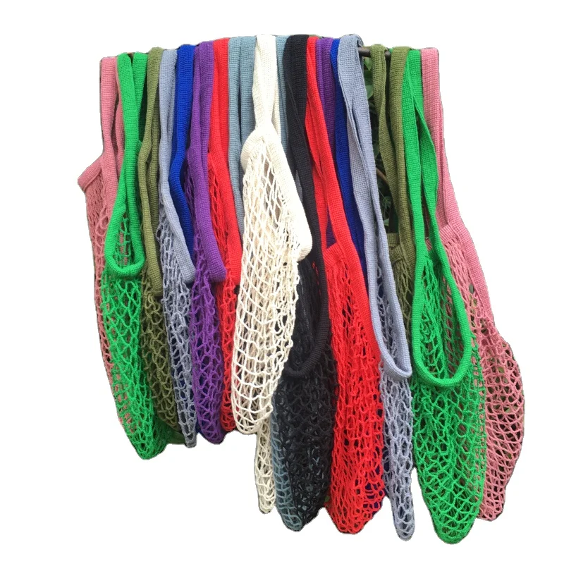 

Eco Friendly Cotton Food Bulk String shopping net bag, Can mix