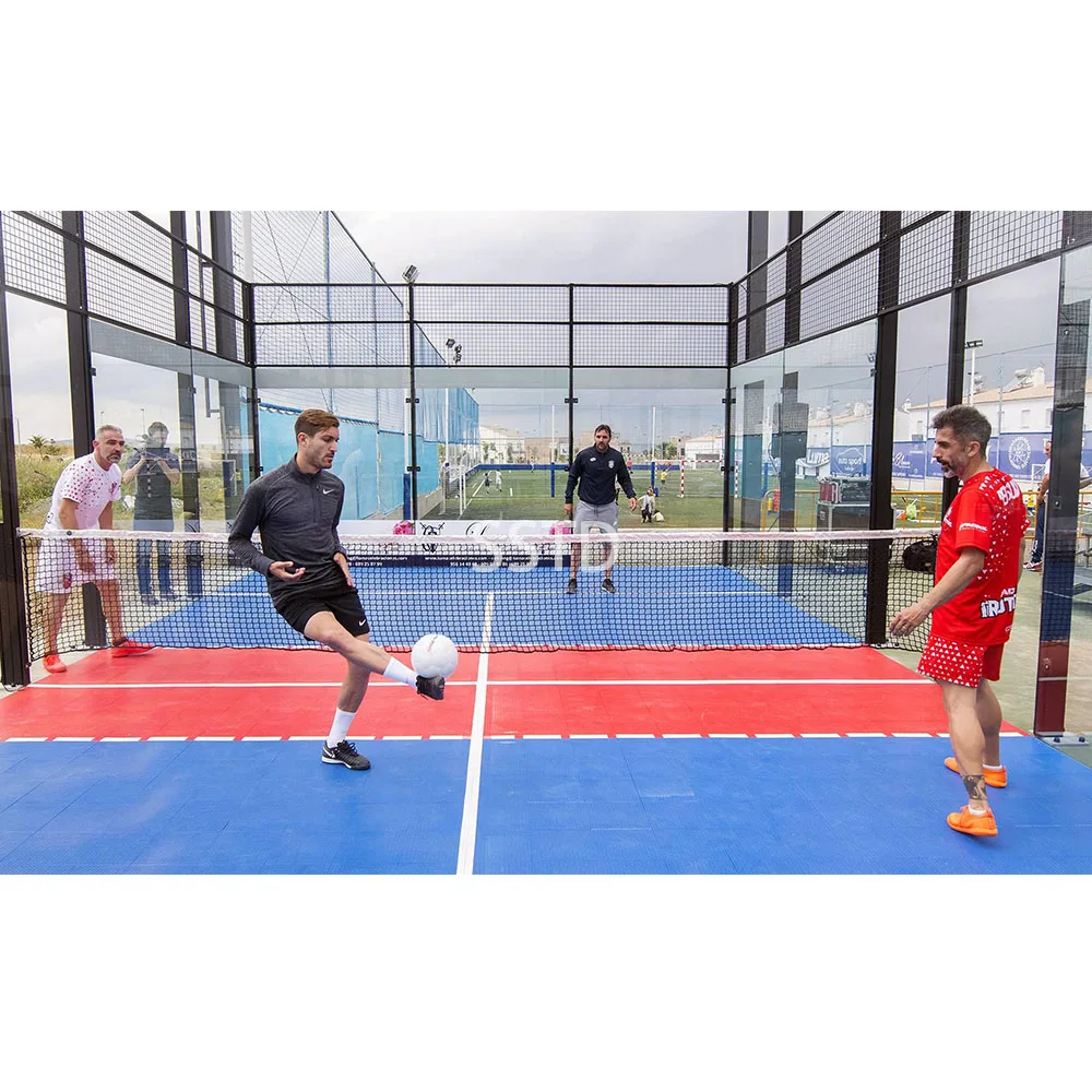 

Indoor outdoor padbol court interlocking tiles flooring mini football court