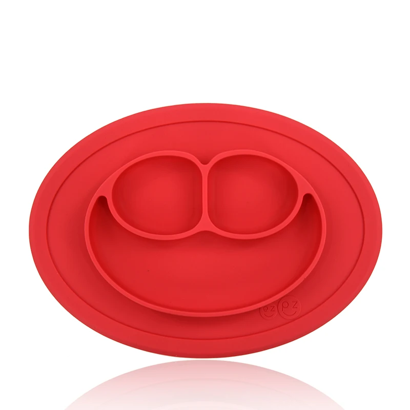 

silicon set baby suction silicone dinner plate