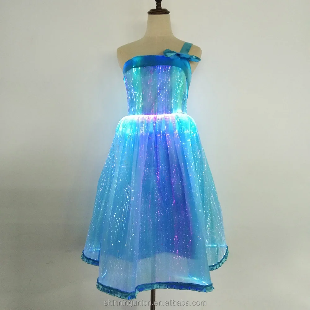 

Luminous Garment Women LED Dresses Dance Clothing Performance Wear LED Light Party Dress for Girls