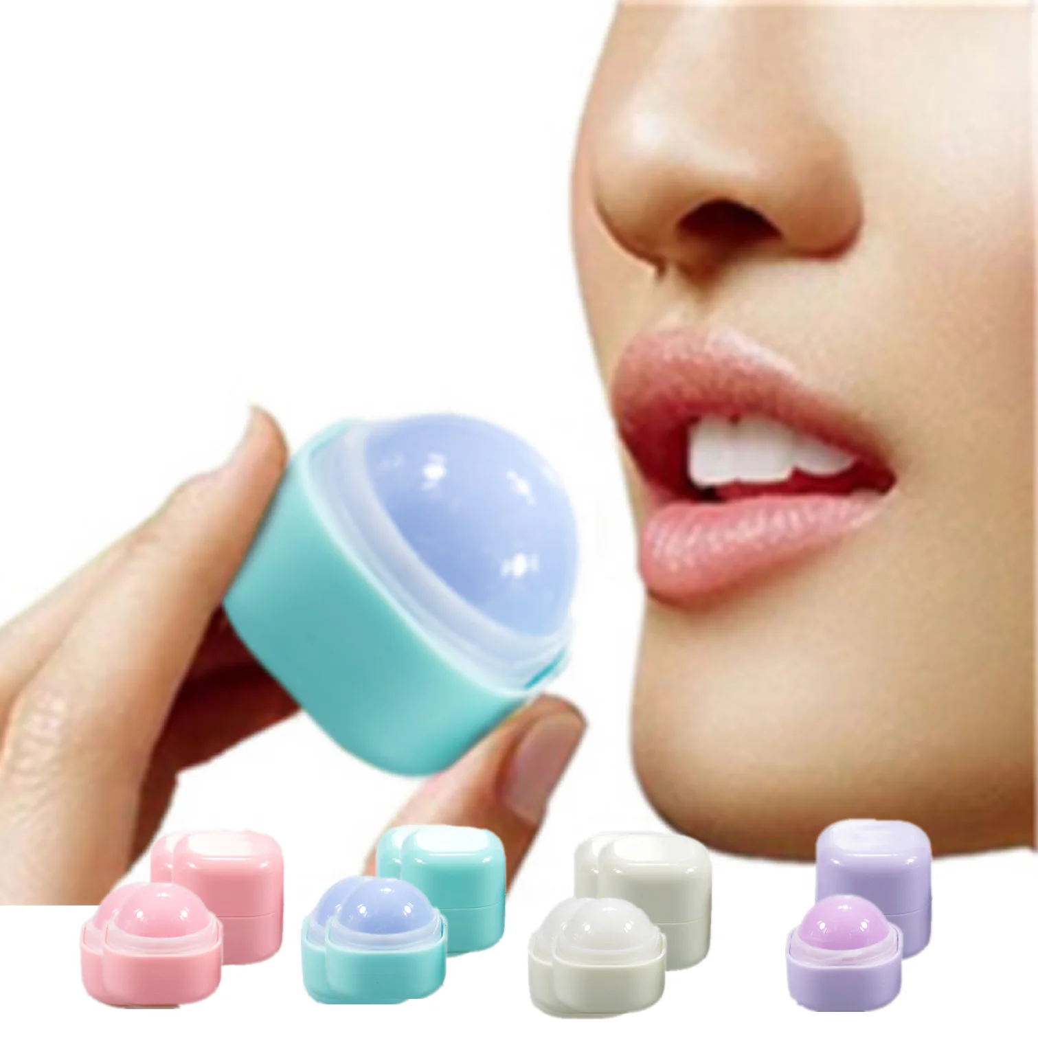 

Best Sale Good Quality Private Label Ball Customized Logo Lip Balm