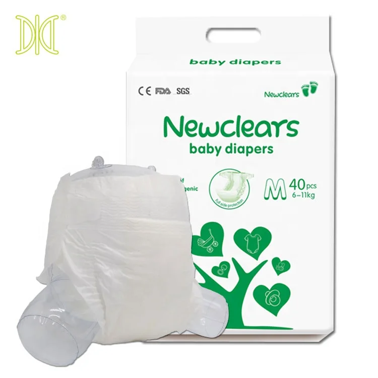 

100% natural biodegradable bamboo fiber baby diapers