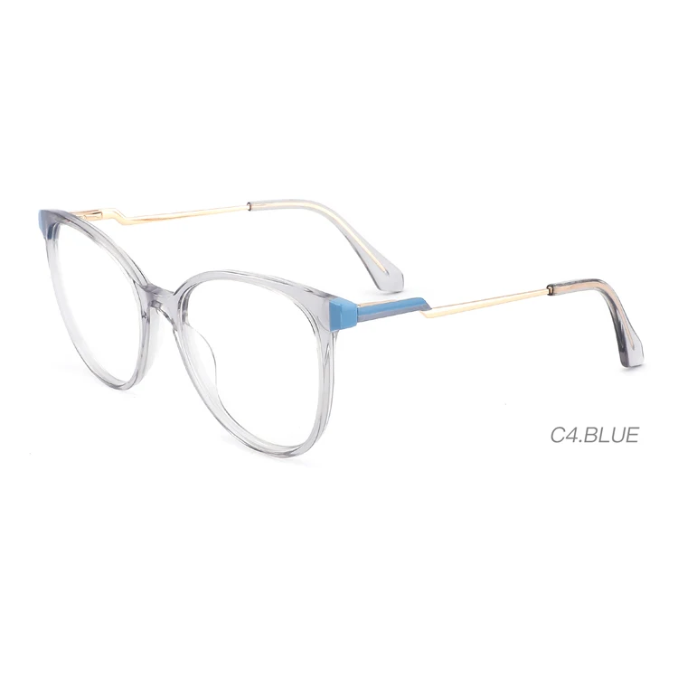

2022 Super Hot Eyewear Wholesale Acetate Eyeglasses Round Optical Glasses