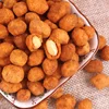 Wrapped peanuts eaten at the table
