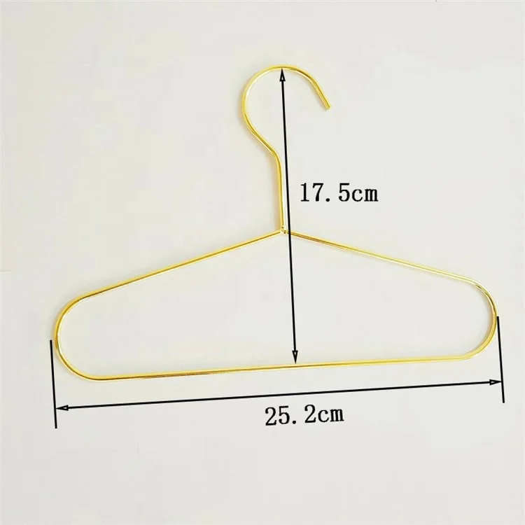 Wire coat hangers for sale hangers for clothing store display gold metal hangers MP-35