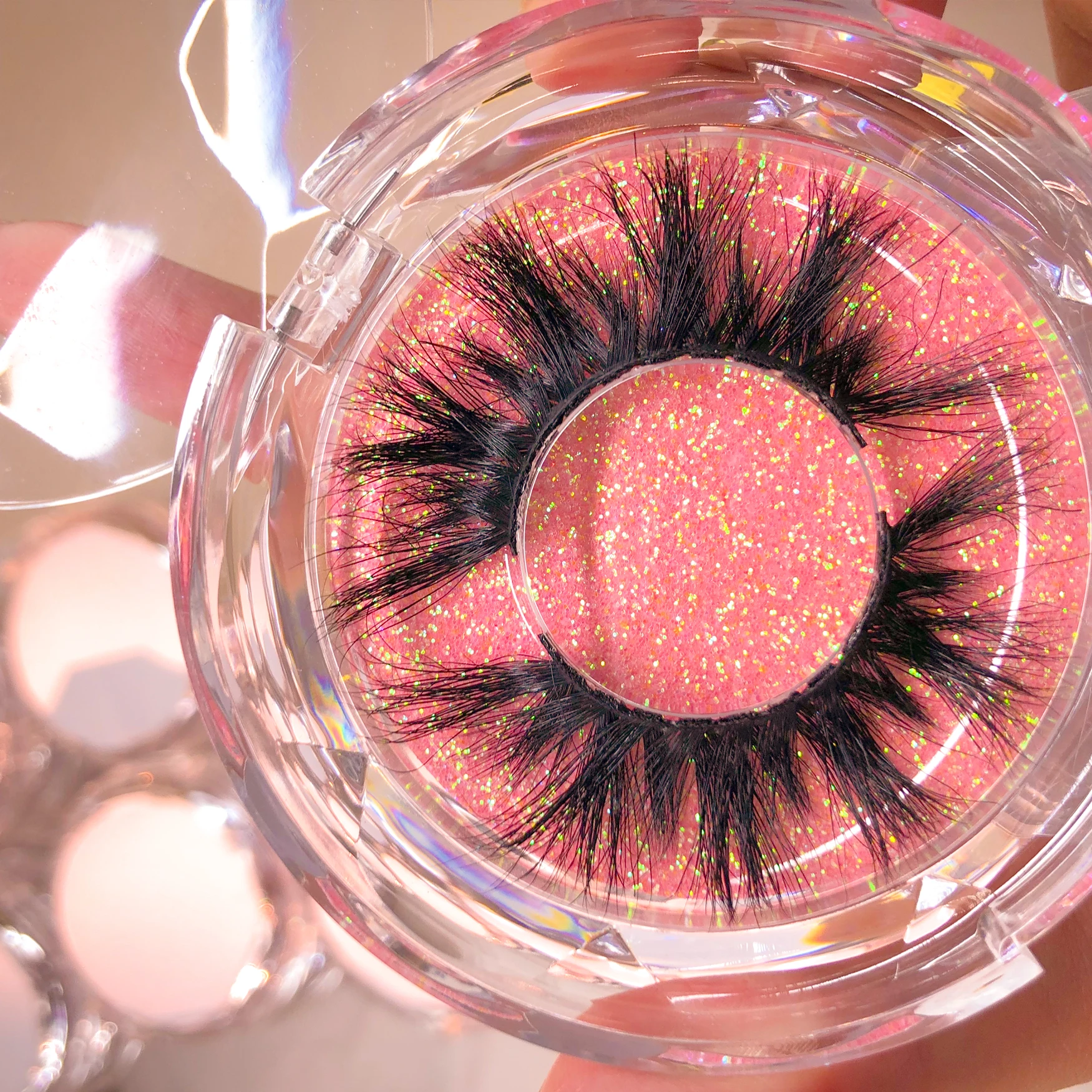 

Eight-year store lashwasher machine empty lash book heart tray lashes