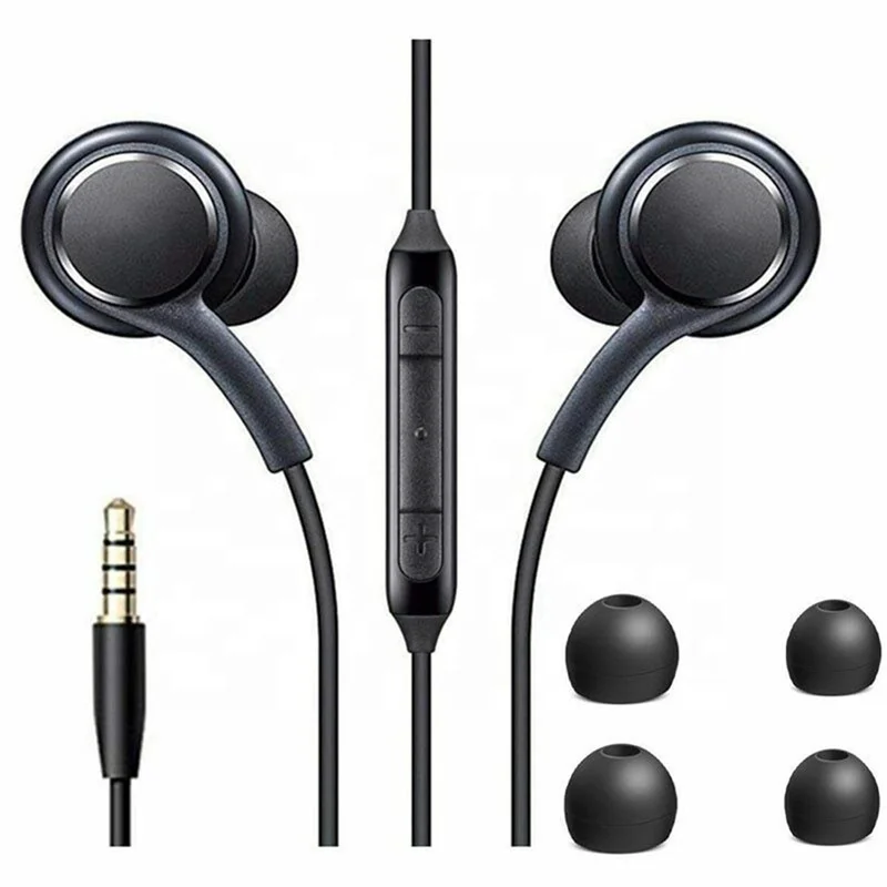 

Better S8 earphone 3.5mm Wired Earphones Earbuds Headset With Mic & Remote Volume Control Headphones for samsung s6 s7 s8 plus, White black