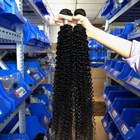 

Factory drop shipping human hair weft wave hair curly bundles