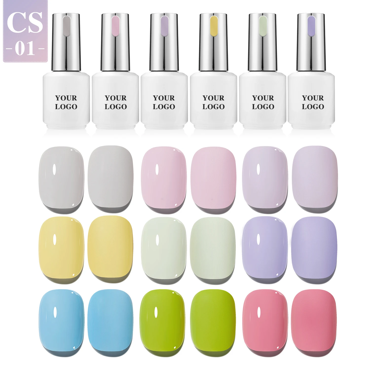 Vendeeni OEM/ODM Wholesale 15ml Nail Art New Fashion 9Colors Long-lasting Professional Own Brand Soak off UV Gel Nail Polish