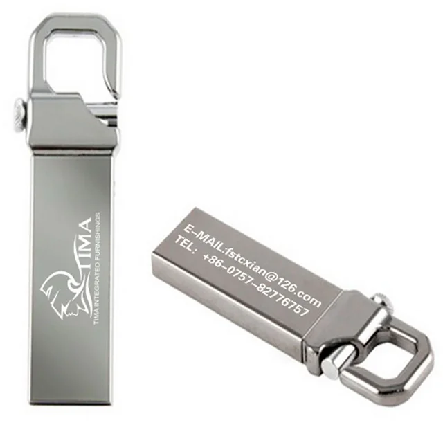 

custom metal usb key printing usb flash drive keychain key ring