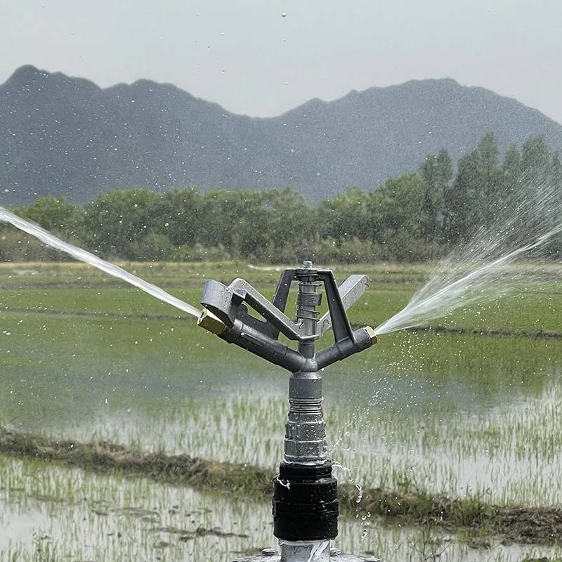 

Zinc Alloy Material High Quality 1'' Agricultural Irrigation 360 Full Circle Water Metal Sprinkler
