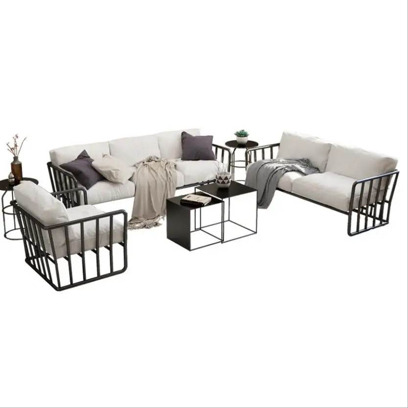 

Nordic living room sofa fashion store office reception lounge fabric sofa chair