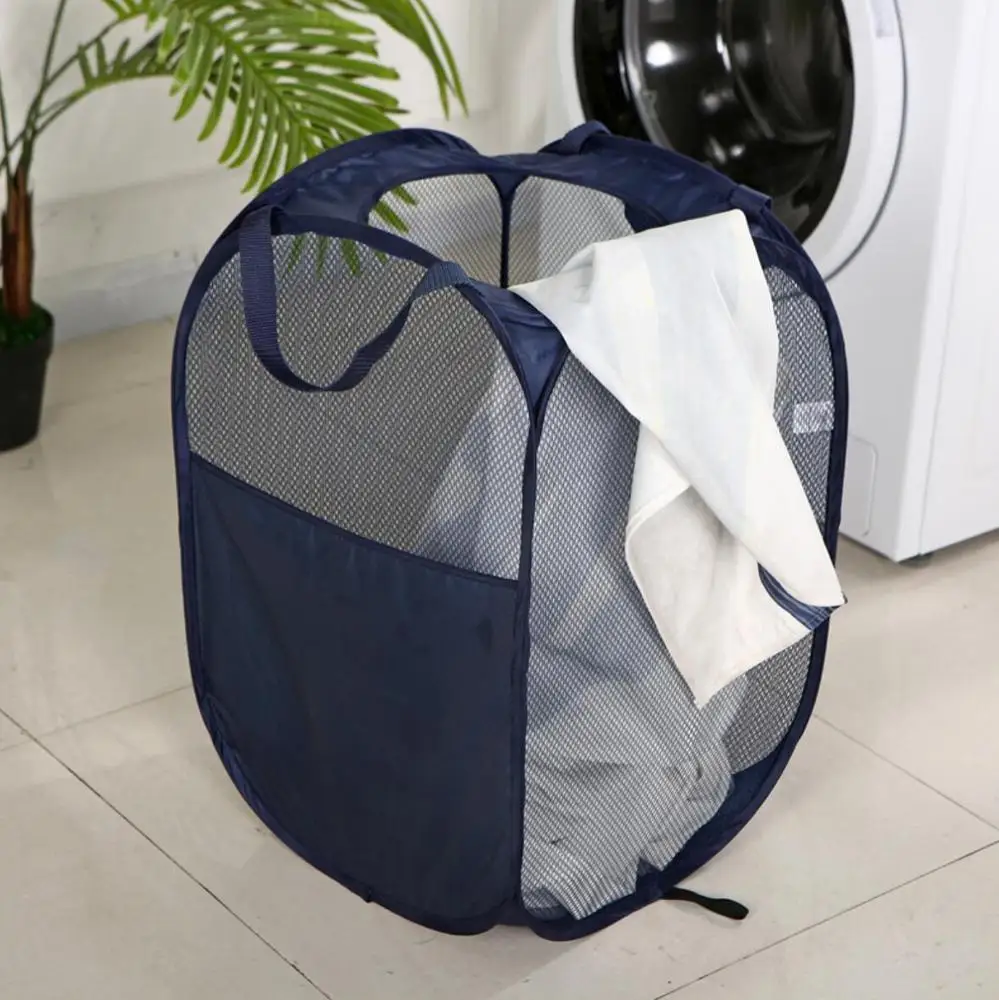 

Wholesale Hot Sale Polyester Collapsible pop up Round Cartoon animal Laundry Hamper foldable laundry basket B-ZYL005